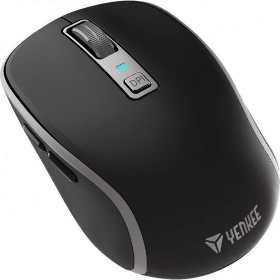 Dual WiFi+Bluetooth wireless mouse, rechargeable battery, 5 buttons