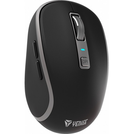 Dual WiFi+Bluetooth wireless mouse, rechargeable battery, 5 buttons