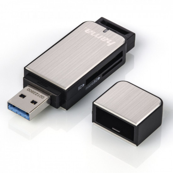 Card reader SD/microSD USB 3.0 silver