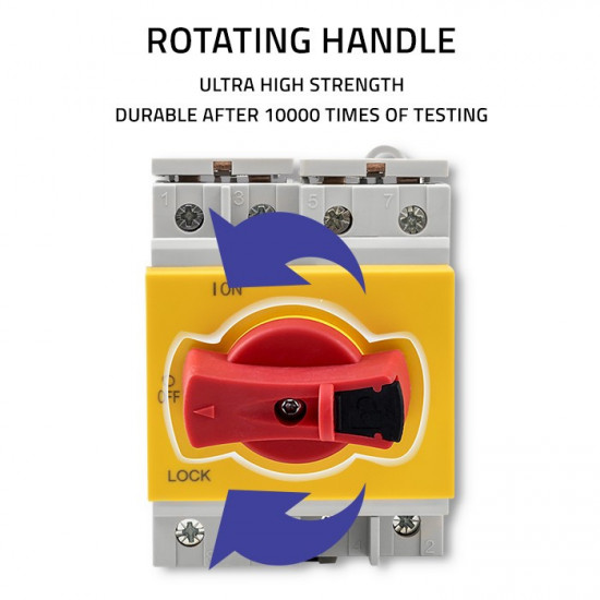 DC isolator with locking function 1200V 32A 8kV