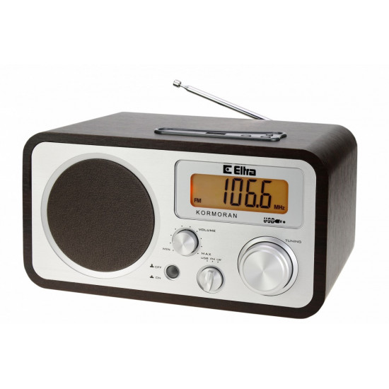 ELTRA Radio KORMORAN FM/LW USB brown