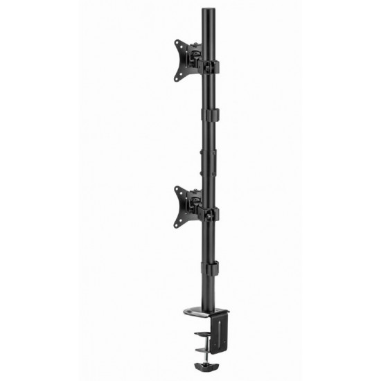 Mounting arm 2 monitors vertical 17-32 inch 9kg