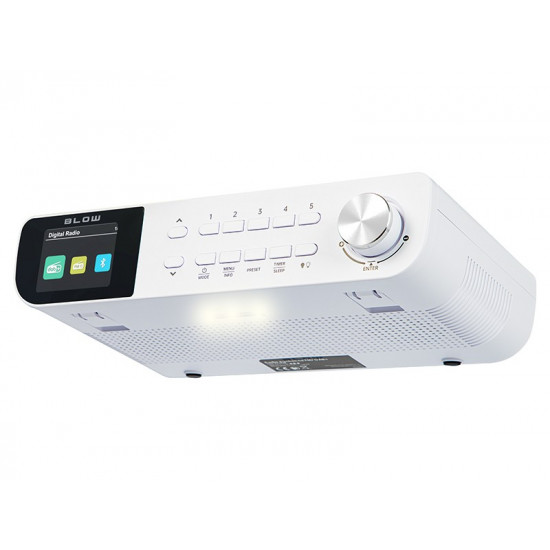 Portable FM/DAB+ RK1 kitchen radio, white