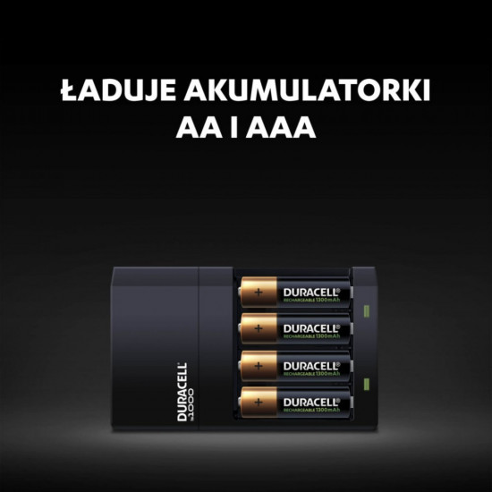 Duracell ladowarka CEF1 4 + 2xAA/LR6 + 2xAAA/LR