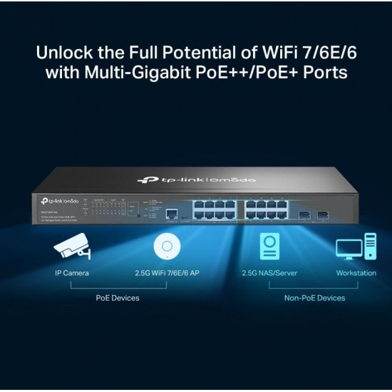 Switch SG3218XP-M2 16x2.5GE PoE+ 2SFP+