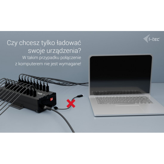 i-tec USB-C/A Charging HUB 20x15W USB-C