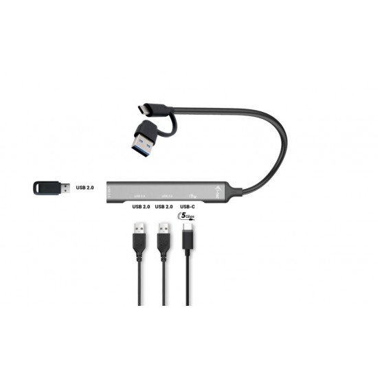 i-tec USB-C/A HUB 1x US B3.0 + 3x USB2.0