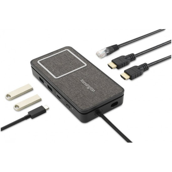 Dock SD1700p USB- C Dual 4K portable Qi