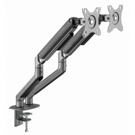 Desk mount 2 screens 17-32 inches 9kg grey