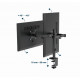 Desk mounted double monitor arm 17-32 inches 9kg