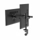 Desk mounted double monitor arm 17-32 inches 9kg