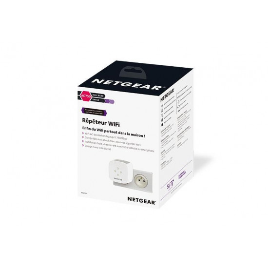 Netgear EX3110 AC750 Wall Plug WiFi Extender