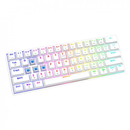 Keyboard Whiteout X2 Blue Outemu, SAVIO