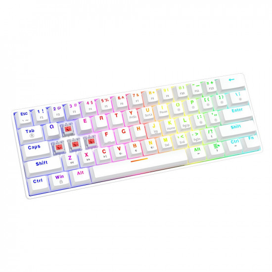 Keyboard Whiteout X2 Red Outemu, SAVIO