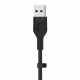 Cable BoostCharge USB-A/USB-C silicone 1m, black