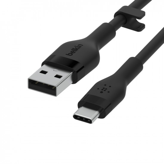 Cable BoostCharge USB-A for USB-C silicone 2m, black