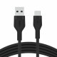 Cable BoostCharge USB-A for USB-C silicone 2m, black