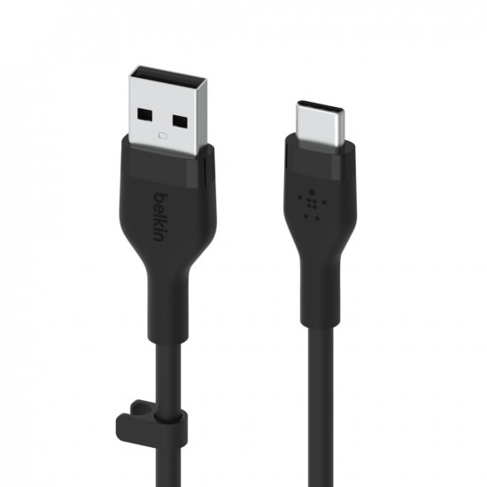 Cable BoostCharge USB-A for USB-C silicone 2m, black