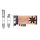 Card QM2-2P2G2T QM2 2 x PCIe 2280 M.2 SSD slots