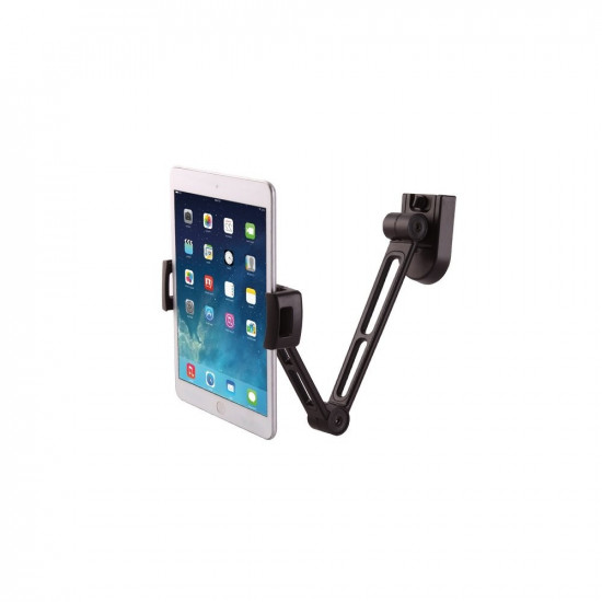 Wall support arm for tablet and iPad 4.7-12.9 adjustabe black