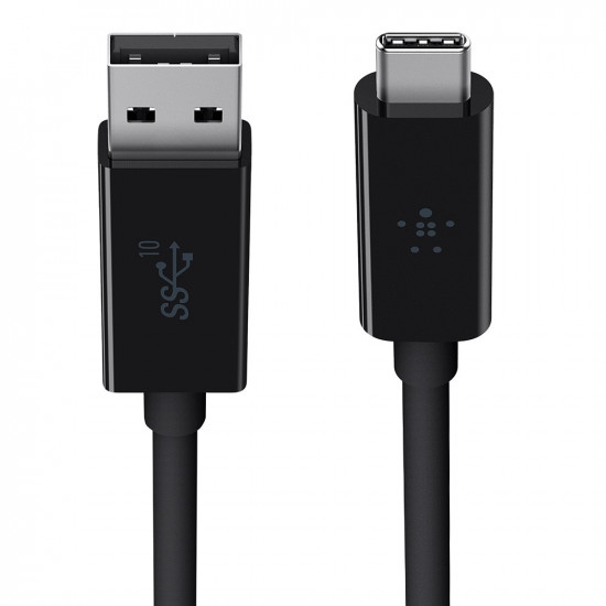 Cable USB-C to USB A 3.1 1m black