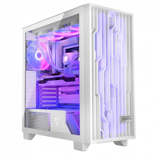 Computer case Volcano Perun Apex ARGB Midi white