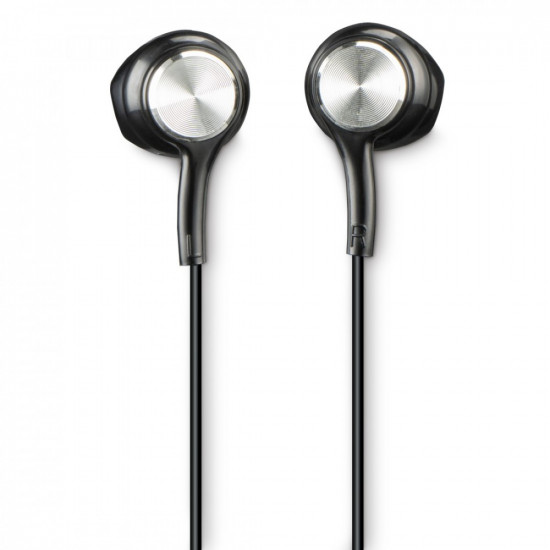 InEar stereo earphones earphones black