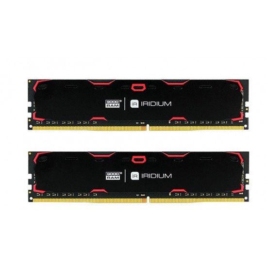 DDR4 IRIDIUM 16GB/2400 (2*8GB)1024*8 Black