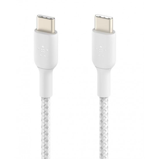 Cable Braided USB-C USB-C 1m White