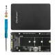 Adapter for M.2 SSD | SATA NGFF do SATA III | 2TB | Super speed 6Gb/s | Black