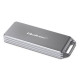 Enclosure mini for M.2 SSD | NVMe | PCIe | USB3.1 | Super speed10Gb/s | 2TB | Silver