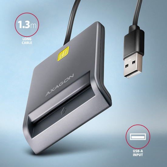 Smart card reader CRE-SM3T USB 1.3m cable