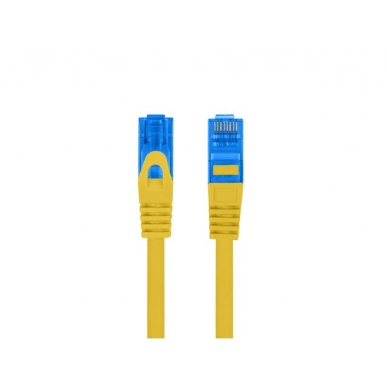 Patchcord kat.6a S/FTP CCA 10.0m zolty