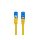 Patchcord kat.6a S/FTP CCA 10.0m zolty