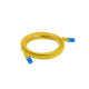 Patchcord kat.6a S/FTP CCA 10.0m zolty