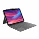 Case with keyboard Combo Touch for iPad 10th generation UK oxford grey