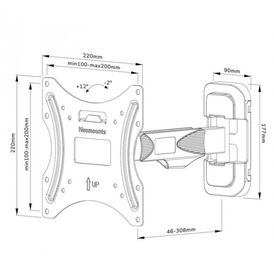 Wall mount 32-55 inch WL40-540BL12