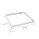 Surface frame for panel Algine 595x595 white