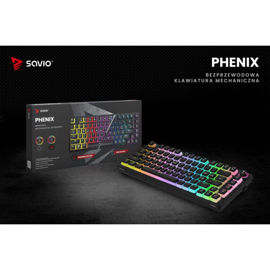 Keyboard Phenix Pudding Red Savio