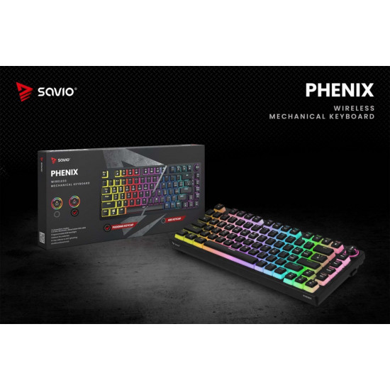 Keyboard Phenix Pudding Red Savio