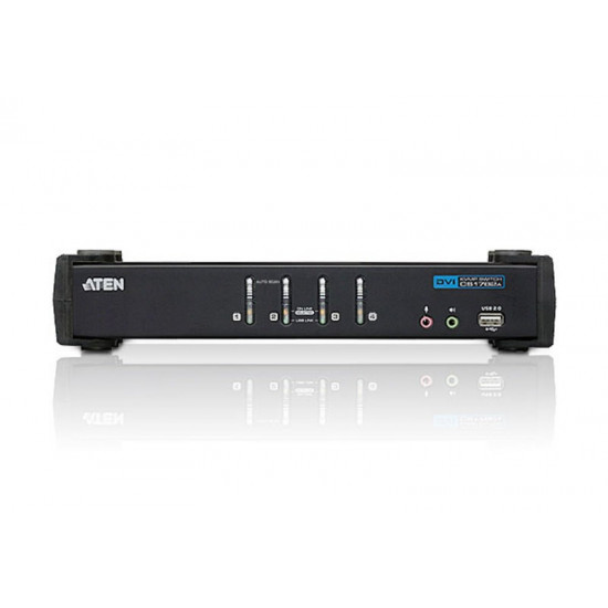 4-Port USB DVI/Audio KVMP Switch CS1764-AT-G