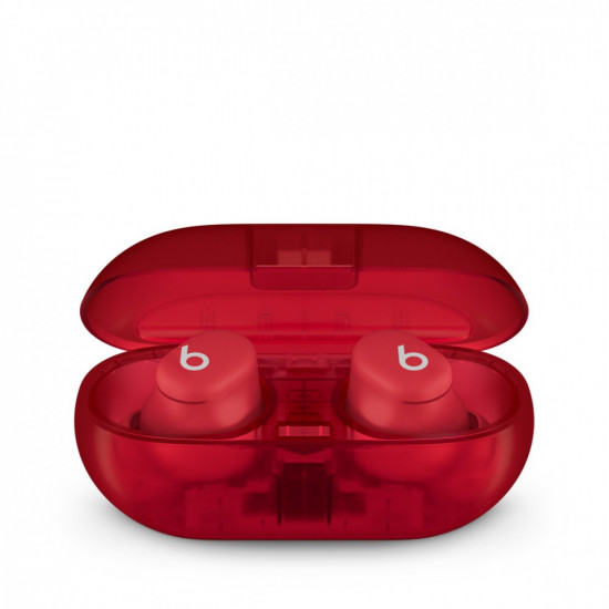 Earphones Beats Solo Buds Transparent red