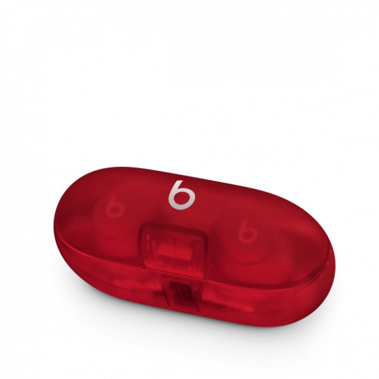 Earphones Beats Solo Buds Transparent red