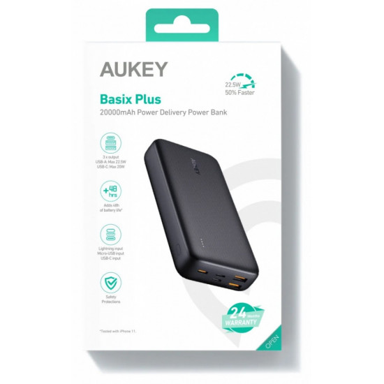 AUKEY PB-N74S UltraFast Power Bank 20000mAh 5xU