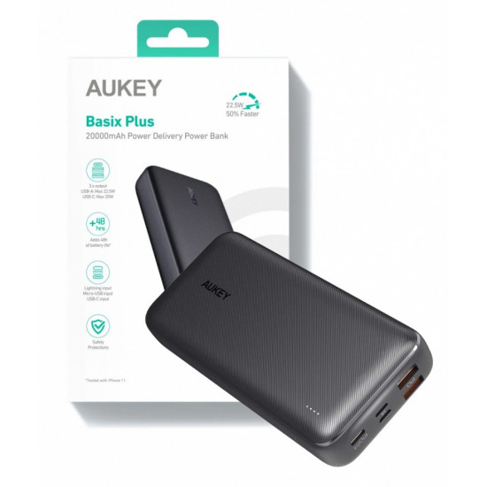 AUKEY PB-N74S UltraFast Power Bank 20000mAh 5xU