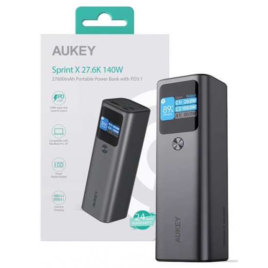 AUKEY PB-Y45 Sprint X P ower Bank 27600 mAh 140