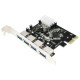 PCI Express interface card 4xUSB3.0