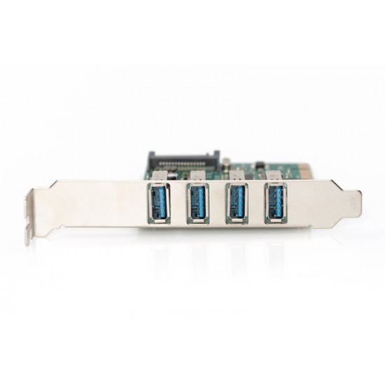 Add-On PCI Express Card USB 3.0 4xUSB 3.0, Chipset: VL805