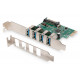 Add-On PCI Express Card USB 3.0 4xUSB 3.0, Chipset: VL805