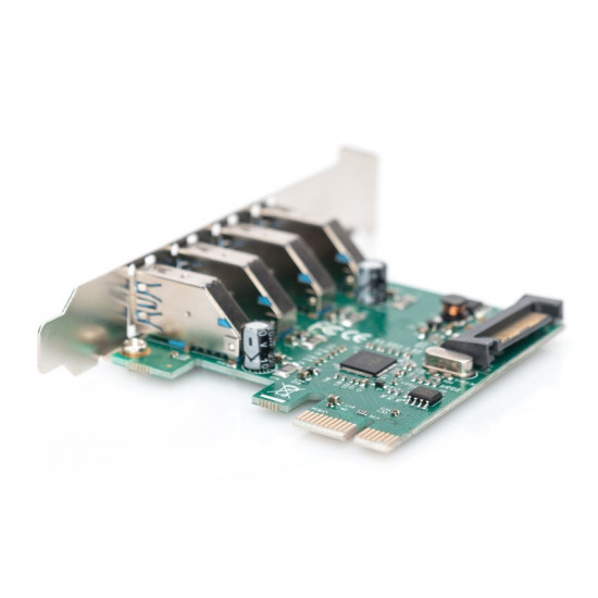 Add-On PCI Express Card USB 3.0 4xUSB 3.0, Chipset: VL805